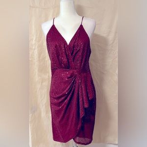 Red Sequin Dress